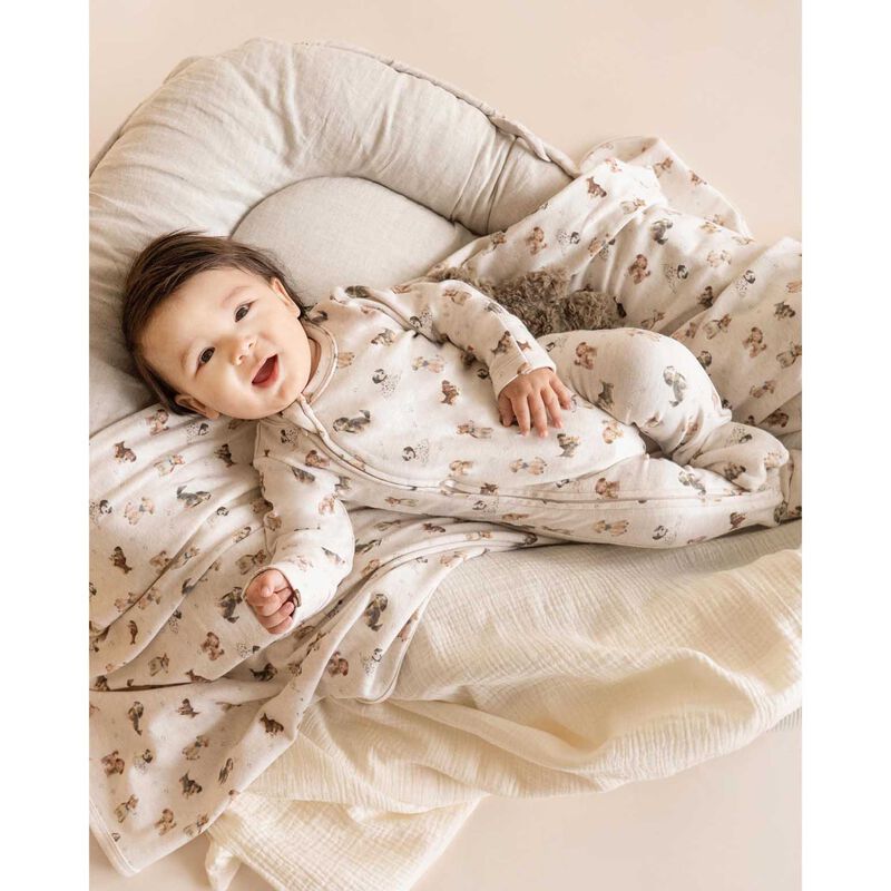 B&eacute;b&eacute; Otto Organic Ls Zipsuit image number 1